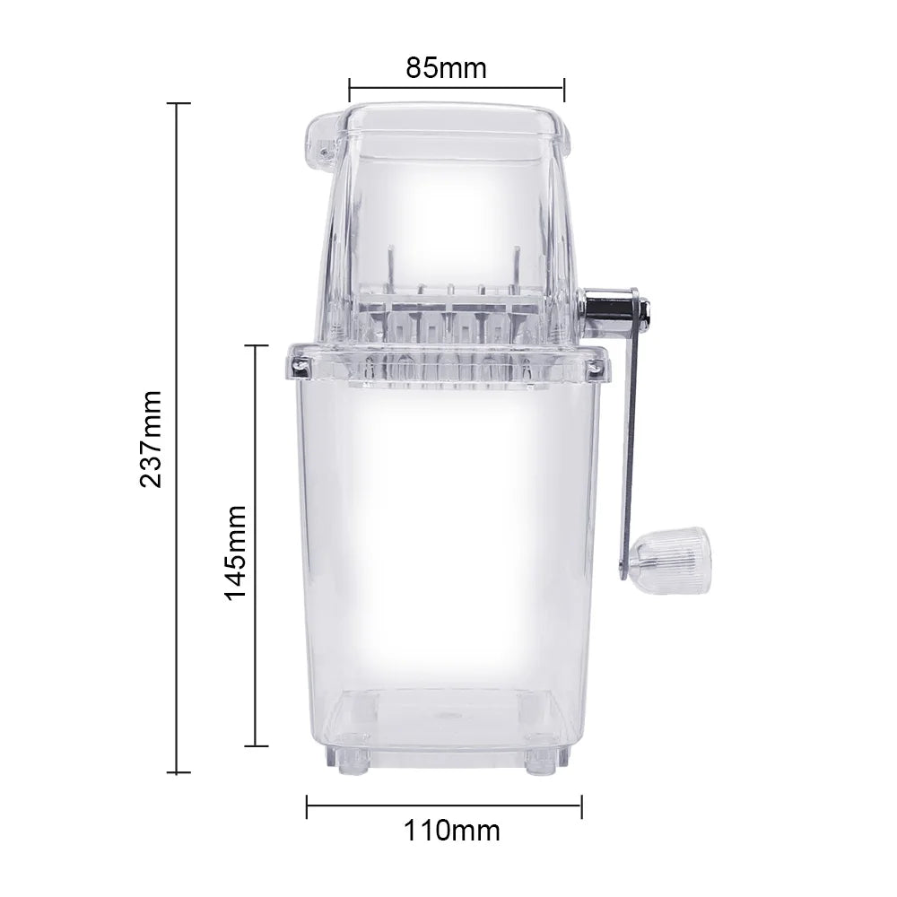 Portable Ice Crusher Home Kitchen Bar Ice Blenders Multi-function Ice Crusher Kitchen Supplies  Manual  Hand Shaved Ice Machine