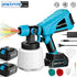 1000mL Electric Paint Gun Spray Gun High Power Electric Paint Sprayer Flow Control with 3 Nozzle For Makita 18V Battery
