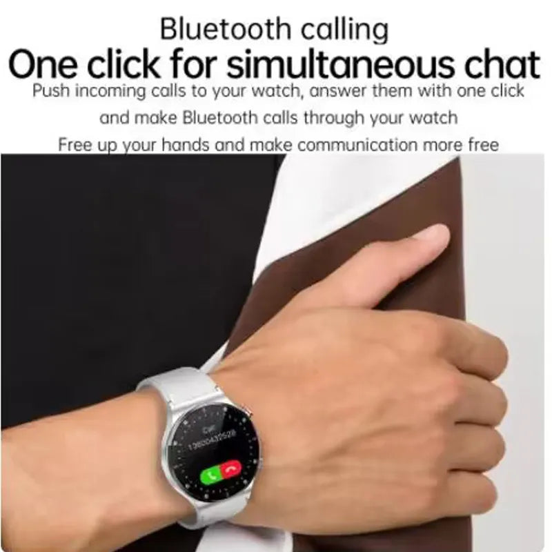 Smart Watch for Lenovo Z6 Pro 5G ZTE Nubia Z30 Pro 6 Men Touch Screen Call Smartwatch Waterproof Blood Pressure Heart Rate Watch