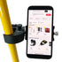Bracket Cradle With Compass Phone Holder Pole Clamp  For GPS FOR Data Collector Total Station