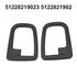 2x Left & Right Car Interior Door Handle Frame Black ABS Interior-Replacement Parts For BMW 3 Series E36 1992-1999/ Z3 1996-2002