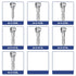 Dental Contra Angle/Surgical Handpiece Engine Spare Parts Head Middle Gear Low Speed Accessories AI-X/Z/SG Series