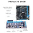 H81 Computer Motherboard 16GB I/O Interface Micro-ATX LGA1150 PC Main Board VGA+HDMI-Compatible+RJ45 Port Support SATA 3.0 2.0