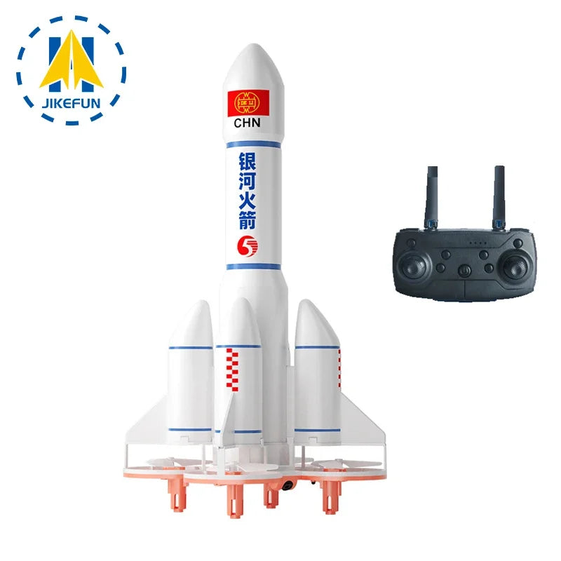 Foam Remote Control Space Rocket RC Astronaut Space Shuttle Mini Drone With LED Lighting RC Quadcopter Aircraft Toys For Boys