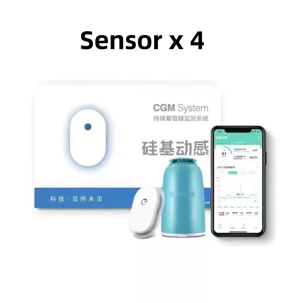 Sibionics Blood Glucose Meter 24h Real Time Monitoring Tester Diabetes Suger Sensor Health Monitors For Home Scanner Finger-Free