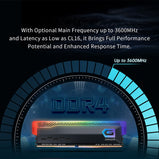 GeIL Memory Ram ddr4 3200MHZ 3600MHZ Support XMP 1.35V RAM 16GB 32gb for Desktop PC Memoria RGB RAM