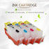 4 Colors HP655 Refillable Ink Cartridges for HP Deskjet Ink Advantag 3525 4615 4625 5525 Printer Ink Cartridge with ARC Chips