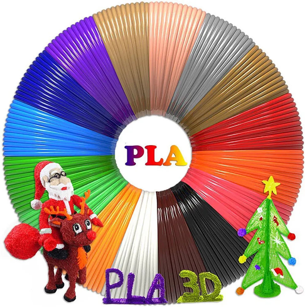 PLA 3D Printing Pen Filament 12/15 Colors Diameter 1.75mm 30M 36M 45M Drawing Tasteless Plastic Materials for 3D Printer 3D Pens