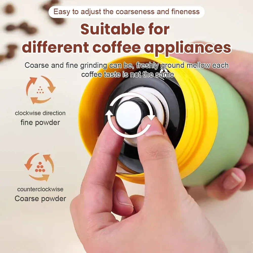 Multifunctional Coffee Cup Grinding Filtering and Brewing Integrated Coffee Grinder Portable Small Grinder Outdoor Camping