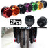 2Pcs Universal Aluminum Alloy Motorcycles Falling Protector Explosion-proof Front Fork Cups Sliders Crash Moto Safty Accessories