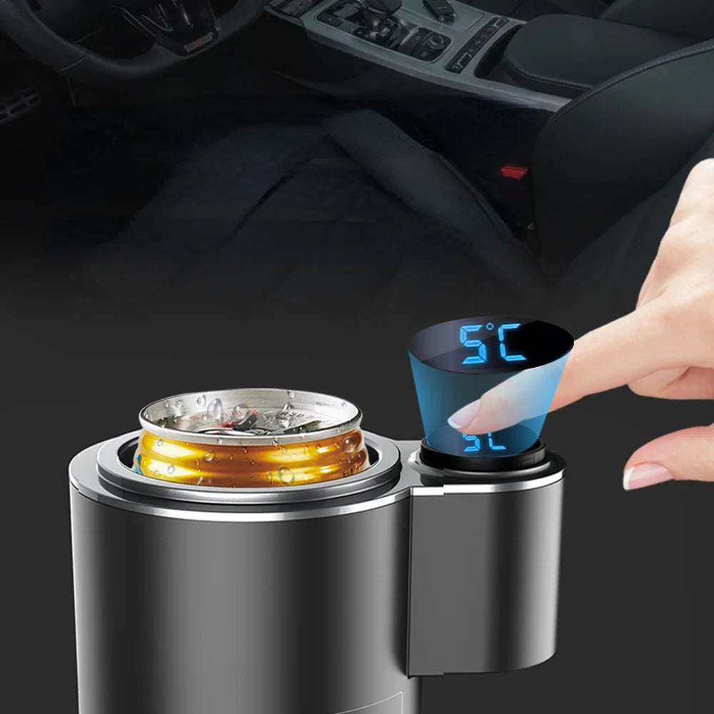 Smart 2 In 1 Car Heating Cooling Cup for Coffee Miik Drinks Electric Beverage Warmer Cooler Holder Travel Mini Car Refrigerator