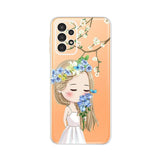 For Samsung A13 4G Case Cute Cartoon Painted Cover Silicone Soft Phone Case For Samsung Galaxy A13 A 13 Cover Coque 6.6'' Fundas