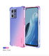 Double Color Gradient Case for Oppo Reno 7 4G 7 Pro 6 5G 6 Lite 7 Lite 5G 7Z 5G Find X5 Lite X3 Lite X3 X5 Pro Cover Silicone