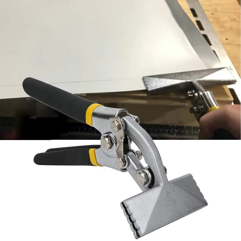 Multifunctional Edge Sealing Electrician Folding Bending Pliers Ceiling Hanging Plate Stainless Steel Hand Tool Straight Head