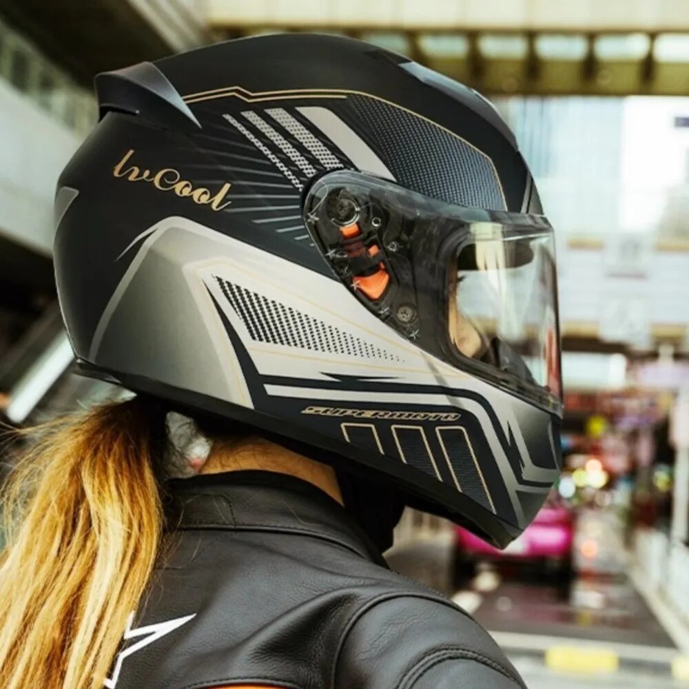 Full Face Helmet Motorcycle Men Women Moto Helmet DOT Approved Motorcycle Helmet Cycling Riding Racing Off-road Capacete De Moto