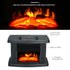 Electric Heater Portable Flame Heater Room Heating Stove Remote Winter Warmer Machine Mini Fireplace 1000W Household Radiator