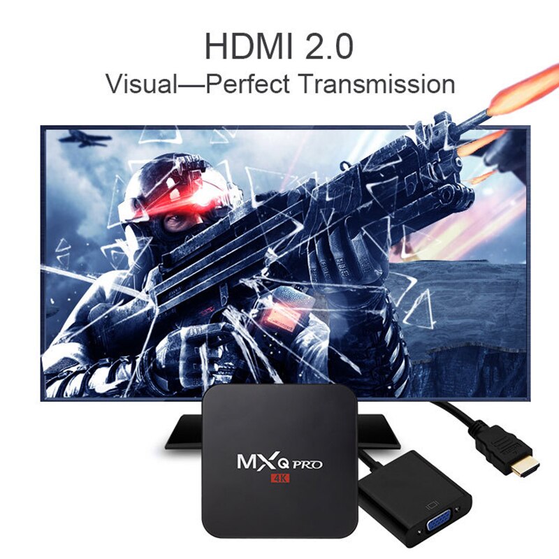 Dosyu MXQ Pro 4K HD Smart TV Box Android 9.0 S905X 2.4G/5G Wifi 3D Video Media Player Home Theater TV Box MXQpro Set Top Box