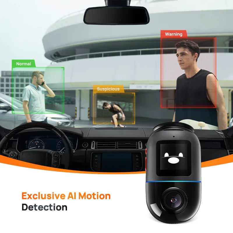 70mai Dash Cam Omni X200 360° Full View Built-in GPS ADAS 70mai Car DVR X200 Camera 24H Parking Monitor eMMC Storage AI Motion