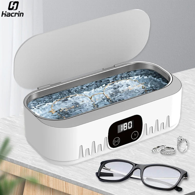 Ultrasonic Cleaner Ultrasonic Glasses Cleanser High Frequency Ultrasound Cleaning Bath For Glasses Jewelry Ultra Sonic Cleaner