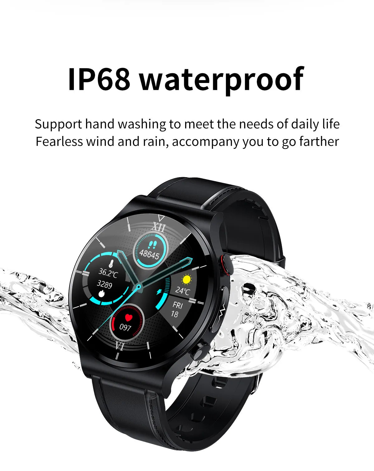 Lenovo New ECG+PPG SmartWatch Blood Pressure Heart Rate Bracelet For Android ios Phone Men IP68 Waterproof Fitness Tracker Watch