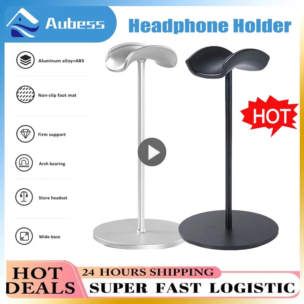 Headphone Stand Stylish Non-Slip Headset Holder For AirPods Max Beats Bose Sennheiser Audio-Technica Sony AKG Headphone Hanger