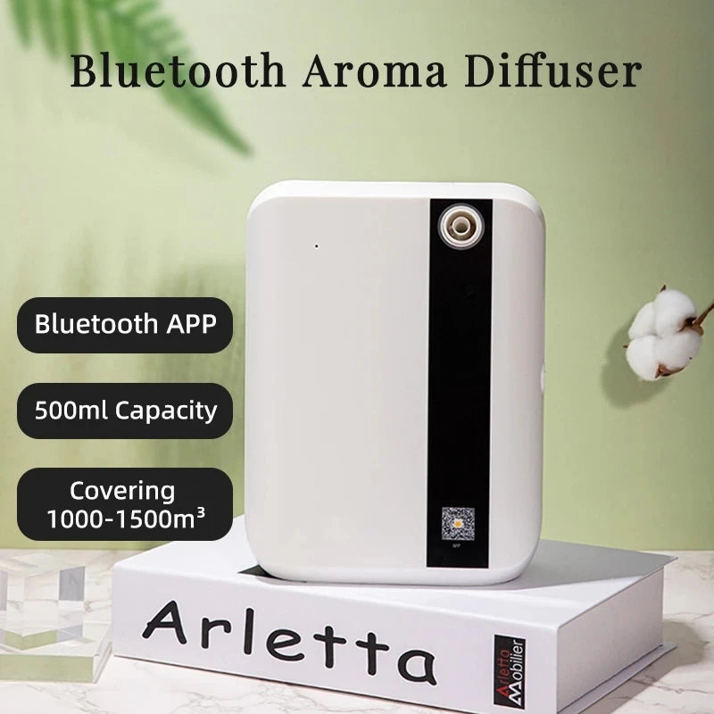 Aroma Diffuser 1500m³ Essential Oil Diffuser Fragrance Hotel Air Freshener Machine Bluetooth App Control Electric Aromatic Oasis