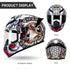 Men Riding Motocross Helmet Outdoor Sport Accessories Off-road Cycling Helmets Full Face Mountain Road Bike Safety Helmets