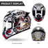 Full Face Helmet Motorcycle Casco Moto Double Lens Capacete De Moto Casco Para Moto Certificado Cascos Para Motos Cycling Helmet