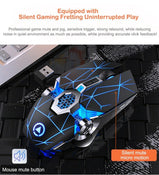 Wireless Optical 2.4G USB Gaming Mouse 1600DPI 7 Color LED Backlit Rechargeable Silent Mice For PC Laptop