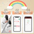 P12 Mini Portable Label Printer Bluetooth Wireless Label Machine P12 Thermal Adhesive Sticker Printer or 3~6PK Label Tape Paper
