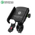 Motorcycle Phone Holder Wireless Charging Cradle 3.0 Quick Charger GPS Moto Support Cellphone Handlebar Mount for 4-7 Inch Phone