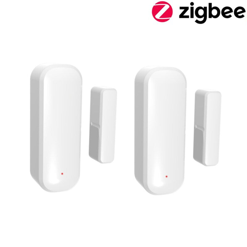 IHSENO ZigBee Door Window Sensor Detector Tuya Smart Life App Home Security Protection Alarm System For Alexa Google Assistant