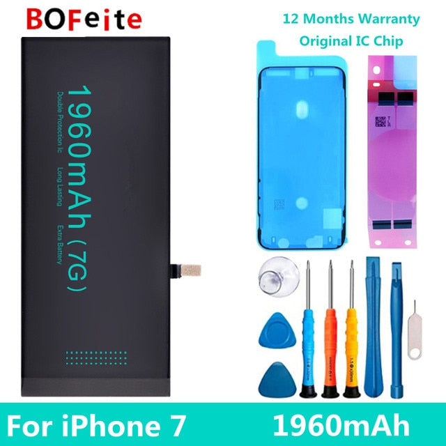 BoFeite Battery for iphone 5 5S 5G 6 6S 6plus 7 8plus High Quality Replacement Batterie for Apple Mobile Phone Battery