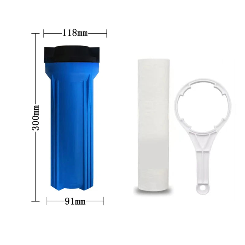 10" Filter Bottle 1/2'' 3/4" 1" Thread 20mm 25mm 32mm copper female thread High Explosion-proof Water Purifier Leak Proof Filter