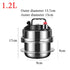 0.8/1.2L Mini Pressure Cooker Stainless Steel Multifunctional Camping Cookware Fast Gas Induction Cooker Universal