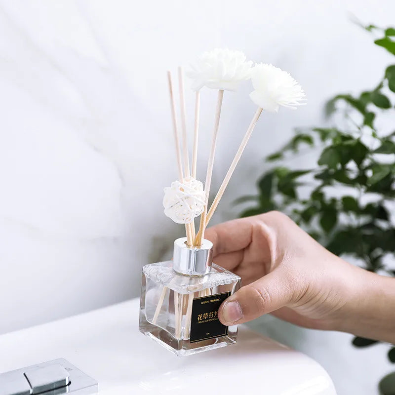 Indoor Aromatherapy Essential Oil Air Freshener Dried Rattan Fragrances Bathroom Office Gym Home Decoration Reed Diffuser Stick