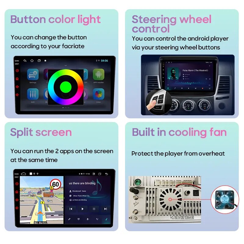 Car Radio Carplay Qualcomm For Seat Ibiza 6J IV 4 2008 - 2015 GPS Navigation Android Auto Video QLED Stereo 5G Wifi No 2din DVD
