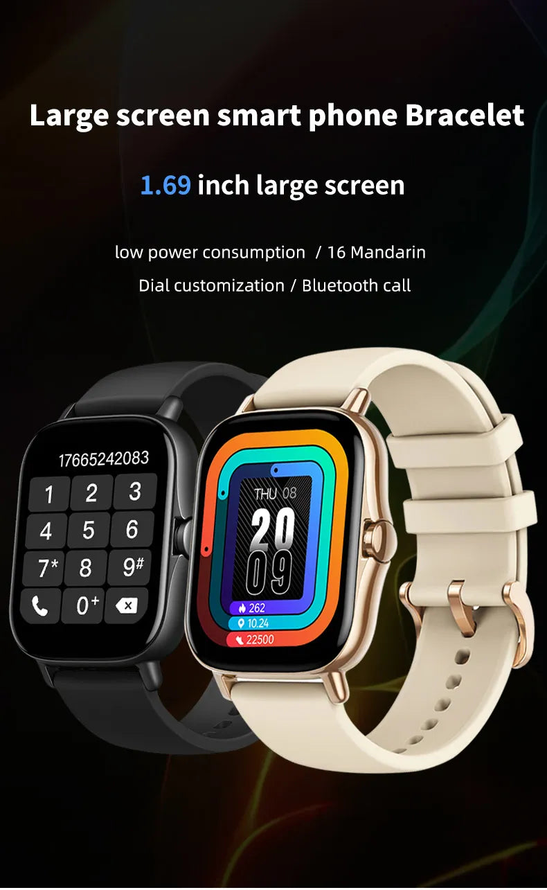 Lenovo H13 color screen fashion ECG sports watch heart rate blood oxygen blood pressure sleep smart detection Bluetooth calling