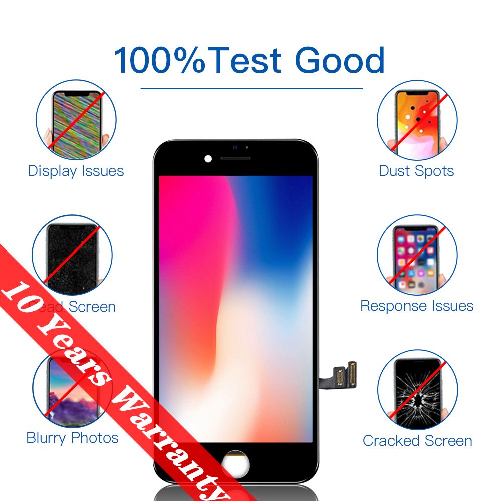 PINZHNEG Original High Quality INCELL LCD OEM For iPhone 6 Display 6S 7 8 PLUS SE 2020 Replacement Screen 10 Years Warranty