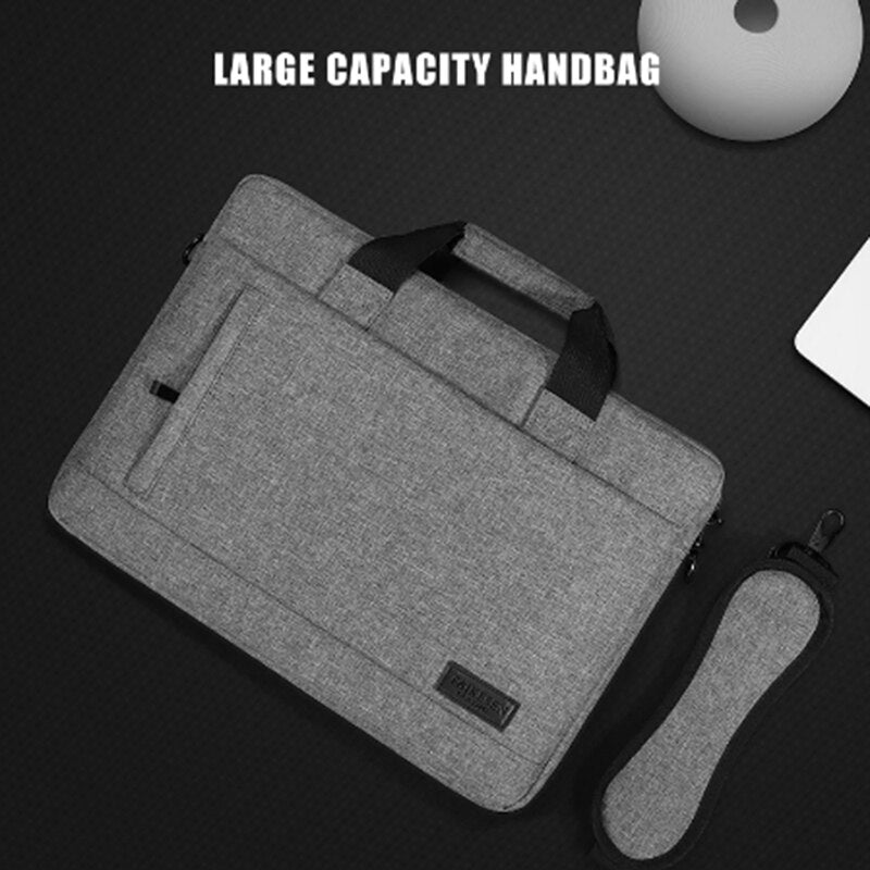 Business Laptop Bag Case Shoulder Tote Bag Notebook Bag Briefcase For 13 15 17 Inch Macbook Air Pro HP Huawei Asus Dell