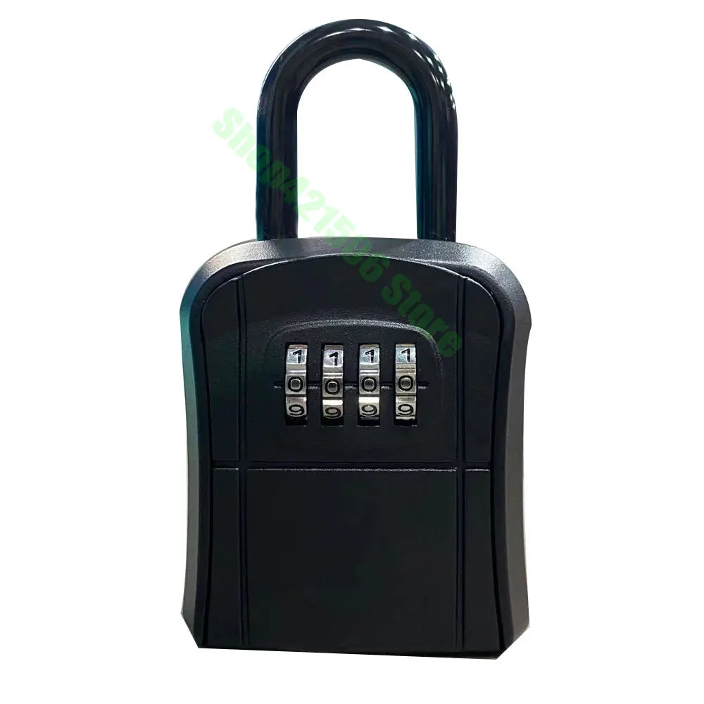 Metal Password Key Box Outdoor Key Safe Lock Box Decoration Key Code Box Key Storage Lock Box Wall Mounted Password Box