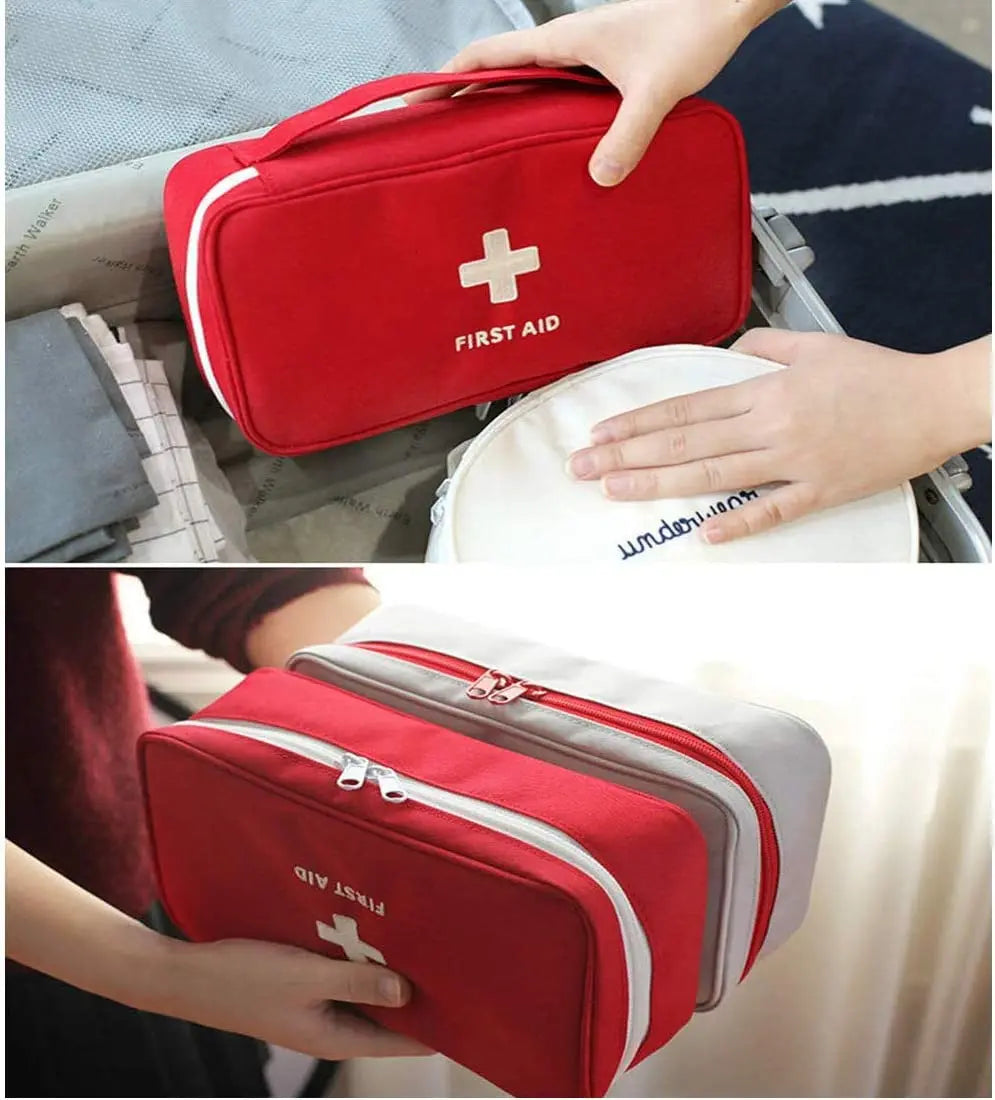 Portable Storage Bag First Aid Emergency Medicine Bag for Outdoor Survival Organizer Emergency Kits Package Travel