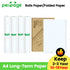 PeriPage A4 Portable Printer Roll Folded Paper USB Bluetooth Thermal Document Printer Support Tattoo Stickers Office Homework