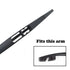 Erick's Wiper 16" Rear Wiper Blade For Subaru Impreza Hatchback MK3 2007 - 2013 Windshield Windscreen Tailgate Window Rain Brush