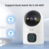 JOOAN 3MP PTZ IP Camera 5G WIFI Wireless Security Camera Dual Lens Surveillance AI Tracking Baby Monitor