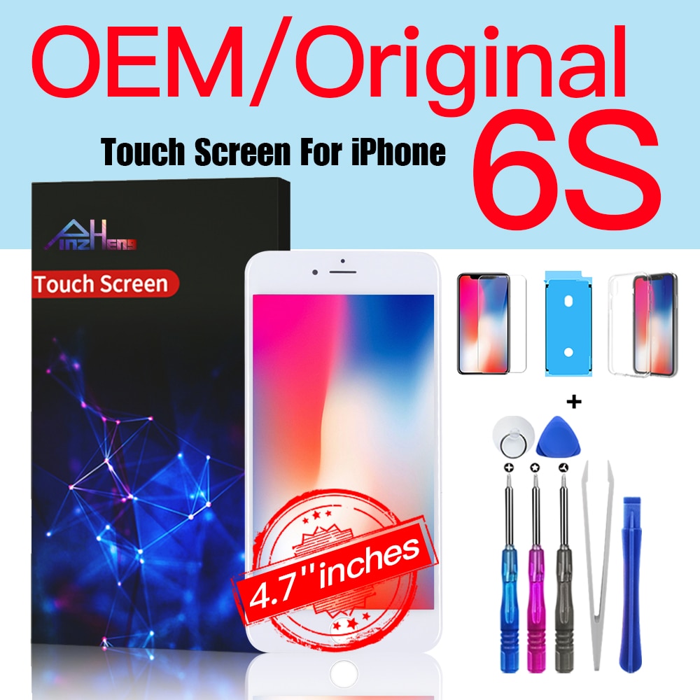 PINZHNEG Original High Quality Screen LCD OEM For iPhone 6 6S 7 8 PLUS SE 2020 Display Replacement Screen 10 Years Warranty