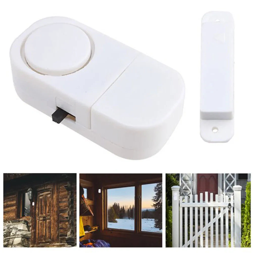 6sets/pack Wireless Anti Theft Easy Install Apartment Burglar Alert Door Alarm Window For Home Security DIY Magnetic Sensor