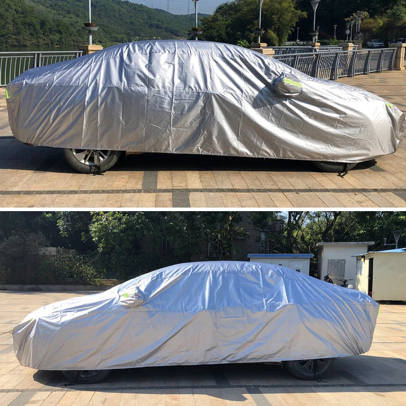 Kayme Full Car Covers Dustproof Outdoor Indoor UV Snow Resistant Sun Protection polyester Cover universal for SUV Toyota BMW VW