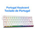 E-YOOSO Z686 RGB USB 60% Mini Slim Mechanical Gaming Wired Keyboard Red Switch 68 Keys Russian Brazilian Portuguese for Compute