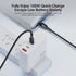 Toocki 100W USB Type C To USB C Cable PD Fast Charging Charger Type-C Wire Cord For Macbook Samsung Xiaomi USBC Cable 1M 2M 3M